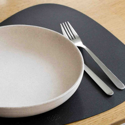 SET DE TABLE PERSONNALISABLE MIF EN CUIR RECYCLE 'MARGAUX'