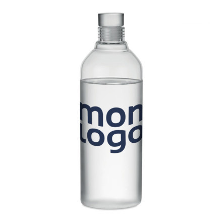 BOUTEILLE PERSONNALISEE EN VERRE BOROSILICATE 1L 'POUPA'