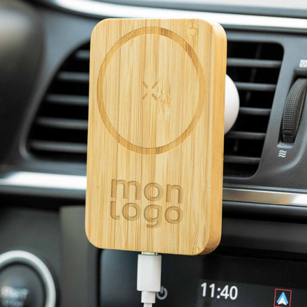 SUPPORT TEL PERSONNALISABLE BAMBOU 15W 'DIRPOH'