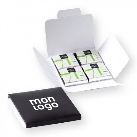 CARTE 4 CARRES PERSONNALISABLE LPCC® 'CARBIO'