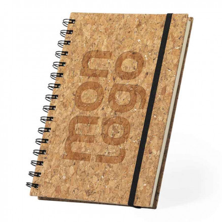 CARNET EN LIÈGE SPIRALE 'SPIRALI' 