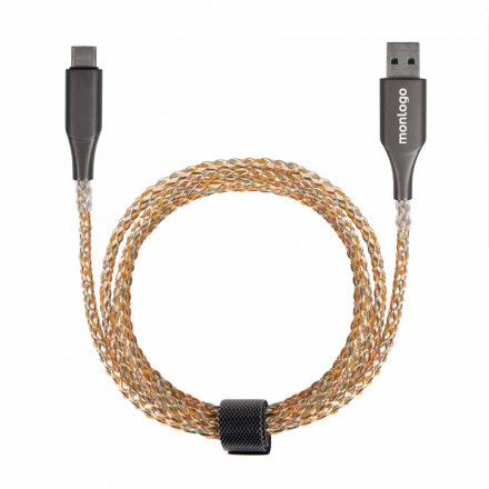 CÂBLE PERSONNALISE TYPE C ET A FAST CHARGE 'LUMCHA'