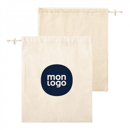 SAC FILET PERSONNALISE COTON 120G/M2 'BOSCO'