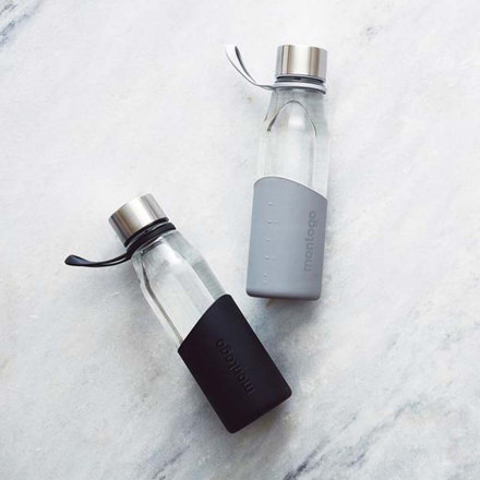 BOUTEILLE PUBLICITAIRE VERRE 550 ML 'DESALEAN'