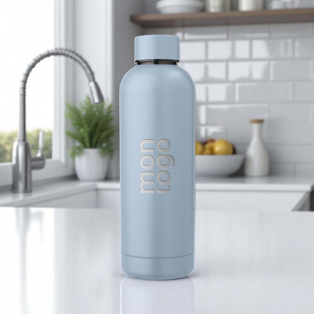 BOUTEILLE 500ML RECYCLE PERSONNALISABLE 'SPAZIO PASTEL'