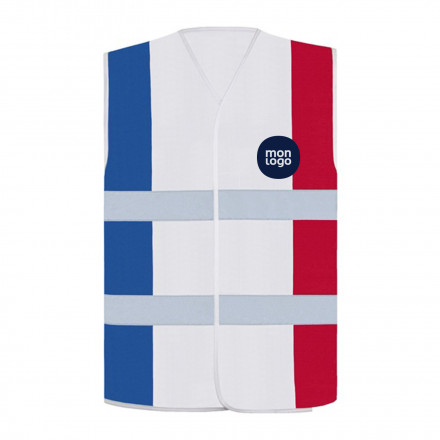 GILET SECURITE PERSONNALISABLE SUPPORTER 'NATIONALSAFE'