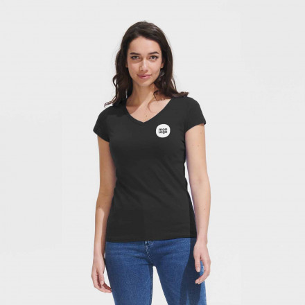 RAPIDE 4J   TEE SHIRT PERSONNALISÉ FEMME 'MOON' 150 GR/M²