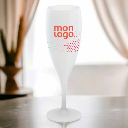 RAPIDE 4J FLUTE À CHAMPAGNE RÉUTILISABLE PERSONNALISABLE 'CUP CHAMPAGNE 14 CL' FABRICATION FRANÇAISE