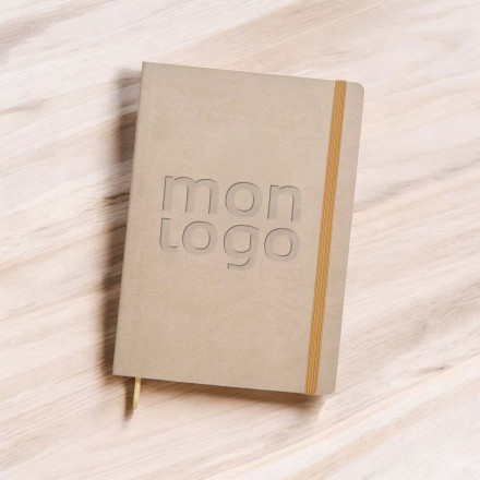 CARNET SUR MESURE PERSONNALISABLE EN PU A5 'MYNOTE'