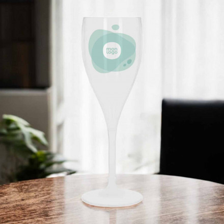 FLUTE A CHAMPAGNE PERSONNALISABLE 16CL QUADRI 'SERULI'