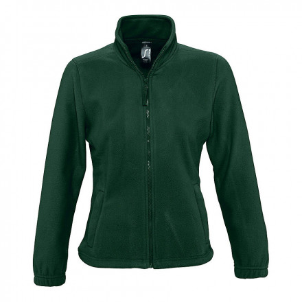VESTE POLAIRE PUBLICITAIRE ZIPPEE FEMME 'NORTH' 300 GR/M² - vert sapin