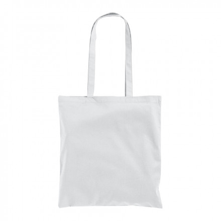 TOTE BAG PERSONNALISÉ ANSES LONGUES 'SHOPPER' BLANC 220 GR/M² - blanc