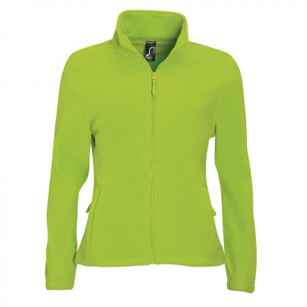 VESTE POLAIRE PUBLICITAIRE ZIPPEE FEMME 'NORTH' 300 GR/M² - lime