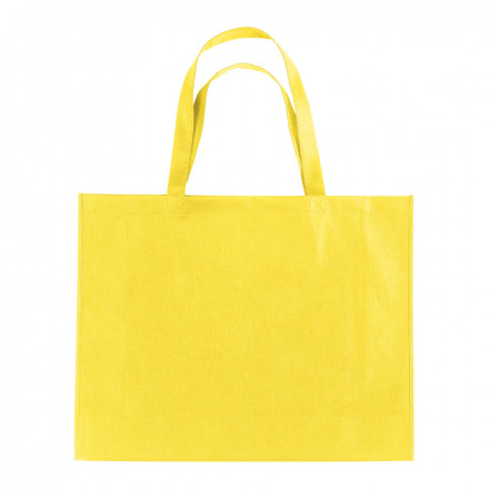 SAC SHOPPING ANSES LONGUES 'MILAZZO' 80 GR/M² - jaune