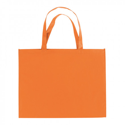 SAC SHOPPING ANSES LONGUES 'MILAZZO' 80 GR/M² - orange