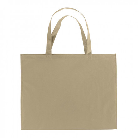 SAC SHOPPING ANSES LONGUES 'MILAZZO' 80 GR/M² - beige