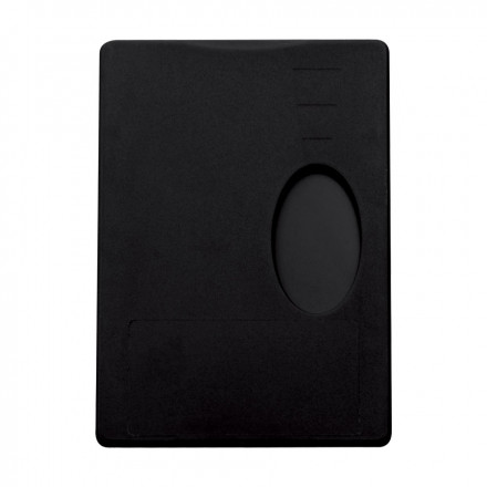 ETUI-CARTE RIGIDE PUBLICITAIRE 'LINZ' - noir