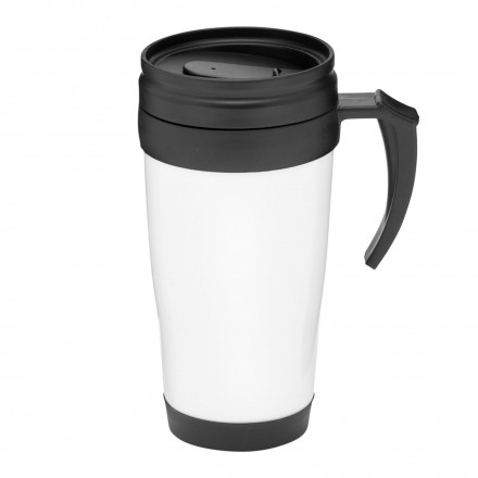 LOT DE 50 MUGS ISOTHERMES PUBLICITAIRES 'ESTONIA' - EXPEDITION EXPRESS 72H - blanc