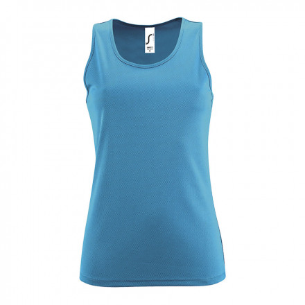 DÉBARDEUR PERSONNALISÉ FEMME 'TYSPORT' - aqua