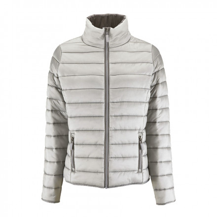 DOUDOUNE PUBLICITAIRE FEMME 'RIDE' - gris métal