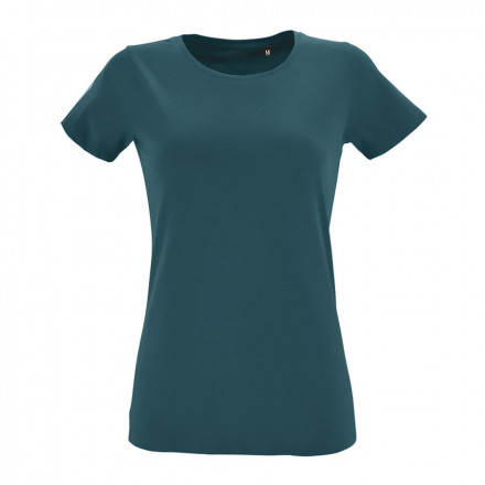 TEE-SHIRT PERSONNALISÉ FEMME 'REGENT FIT' 150 GR/M² - bleu canard