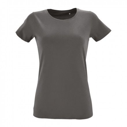 TEE-SHIRT PERSONNALISÉ FEMME 'REGENT FIT' 150 GR/M² - gris foncé