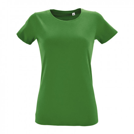 TEE-SHIRT PERSONNALISÉ FEMME 'REGENT FIT' 150 GR/M² - vert prairie