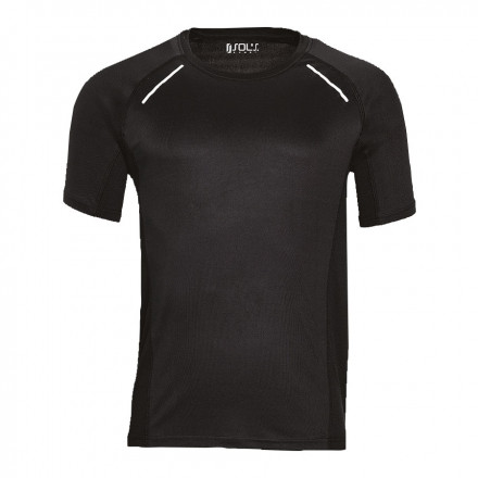 TEE-SHIRT PROMOTIONNEL RUNNING HOMME 'SYDNEY' 180GR/M² - noir