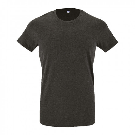 TEE-SHIRT PUBLICITAIRE HOMME 'REGENT FIT' 150 GR/M² - anthracite chiné