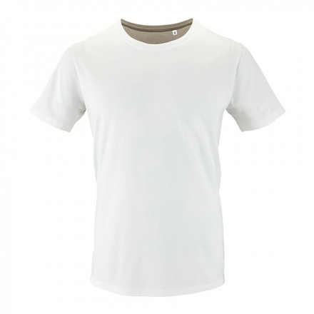 TEE-SHIRT BLANC ECO HOMME 'MILO' - blanc
