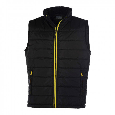 BODYWARMER HOMME PEN DUICK® 'CITY' - noir/jaune