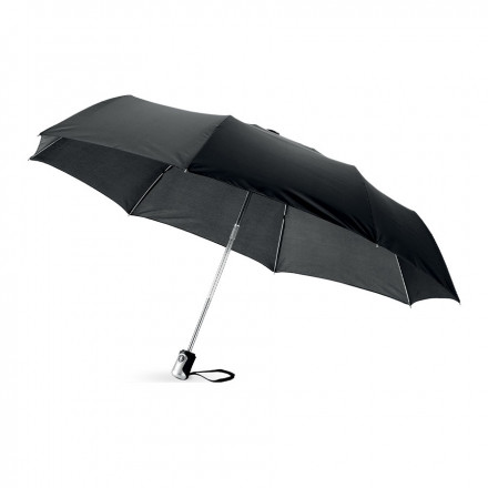 PARAPLUIE PLIABLE AUTOMATIQUE PUBLICITAIRE 'BALMORE' - noir