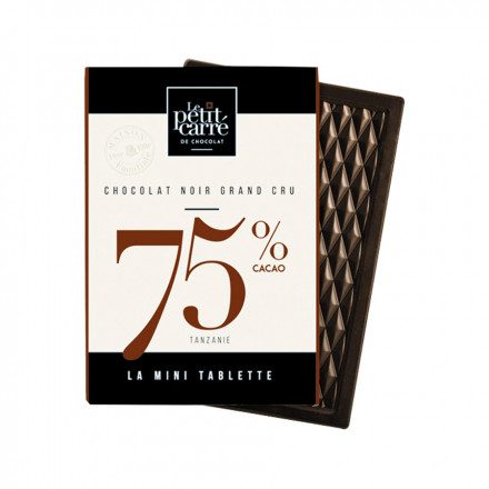MINI TABLETTE DE CHOCOLAT DE 30G LE PETIT CARRÉ DE CHOCOLAT® PUBLICITAIRE 'MINICHOC' - beige/noir