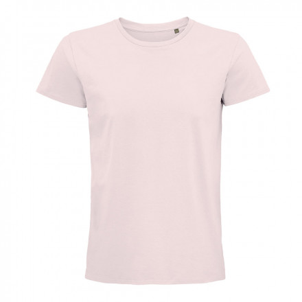TEE-SHIRT PUBLICITAIRE HOMME BIO COLORE 'PIONEER' 175 GR/M² - rose pâle