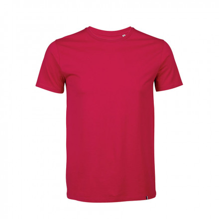 TEE-SHIRT HOMME PUBLICITAIRE COULEUR 'LEON' - rouge