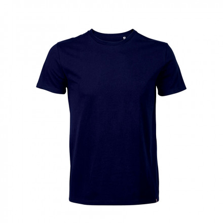 TEE-SHIRT HOMME PUBLICITAIRE COULEUR 'LEON' - marine