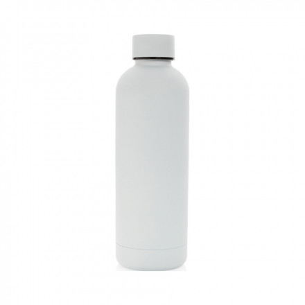 BOUTEILLE ISOTHERME PERSONNALISABLE IMPACT 'SOLINA' - blanc