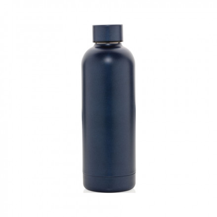 BOUTEILLE ISOTHERME PERSONNALISABLE IMPACT 'SOLINA' - bleu