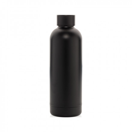 BOUTEILLE ISOTHERME PERSONNALISABLE IMPACT 'SOLINA' - noir