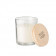 BOUGIE PERSONNALISÉE PARFUMÉE COUVERCLE BAMBOU 'BANILA'