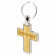 PORTE CLÉ CROIX PERSONNALISÉ EN BOIS 'CASAWOOD'