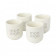 RAPIDE 4J   SET DE MUGS À CAFÉ PERSONNALISABLE 'CROULIO'