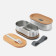 LUNCH BOX DOUBLE PERSONNALISEE EN INOX ET BAMBOU 'JAPY'