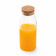 CARAFE PERSONNALISABLE EN VERRE AVEC BOUCHON LIEGE 'JUCY'