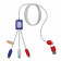 CÂBLE PERSONNALISABLE 5 EN 1 LOGO LUMINEUX 'MERET SMART'