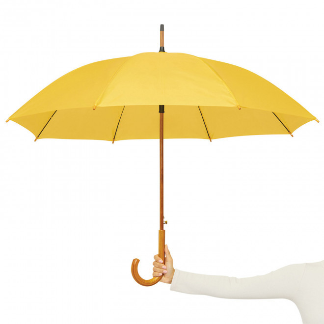 PARAPLUIE PUBLICITAIRE AUTOMATIQUE CANNE BOIS 'DUNDEE'