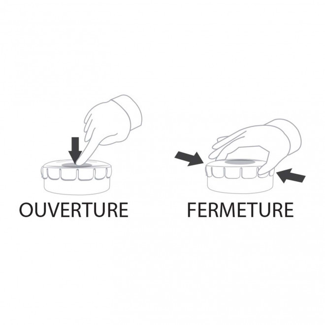 BOÎTE À BONBONS PUBLICITAIRE 'CLIC CLAC EUROPE'