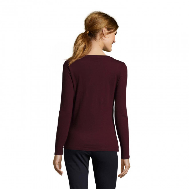 TEE SHIRT PERSONNALISE FEMME MANCHES LONGUES 'MAJESTIC' 150 GR/M²