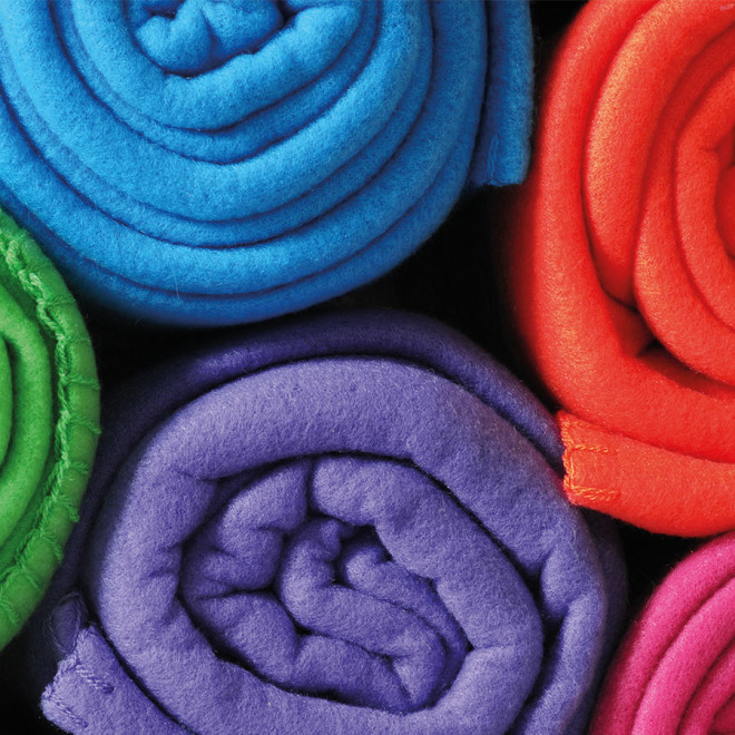 PLAID POLAIRE PERSONNALISÉ 'WEEK END'