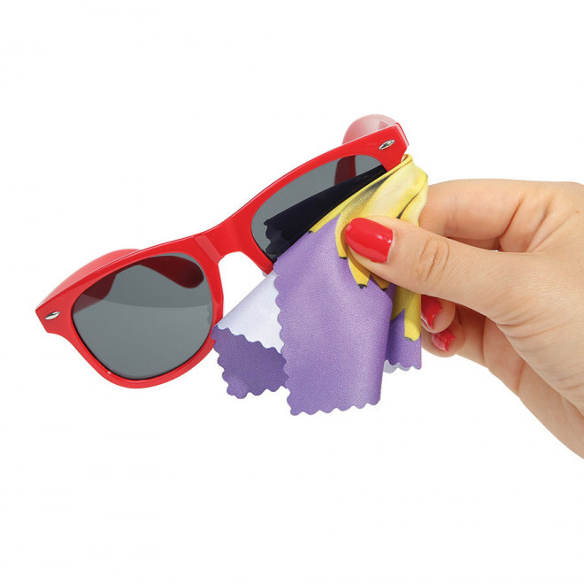 LINGETTE MICROFIBRE PUBLICITAIRE 'EPOUSTIF' QUADRICHROMIE 150 GR/M2